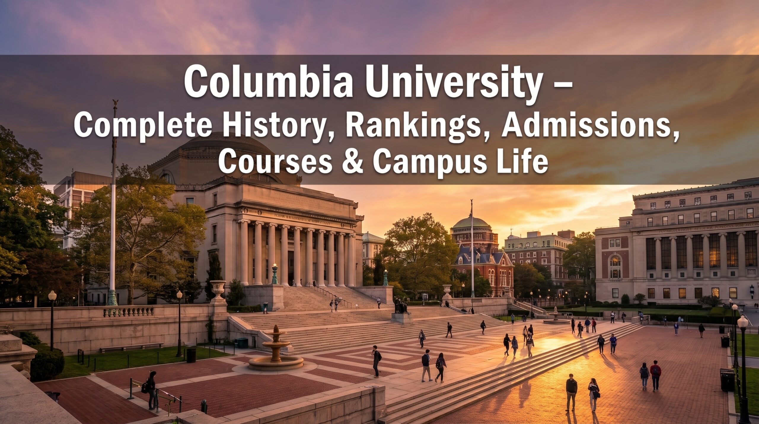 Columbia University – Complete History, Rankings, Admissions, Courses & Campus Life